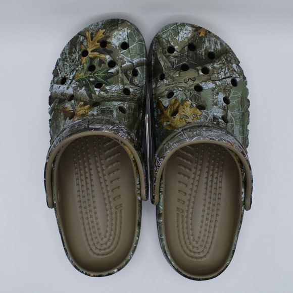 Crocs Baya Realtree APX Edge Camo Clogs Size Mens 9 / Womens 11 210511-90H NEW main image 15